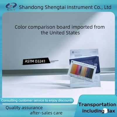 Copper strip corrosion test color comparison plate  ASTM METHO D130/IP154  Composition of 13 test copper sheets