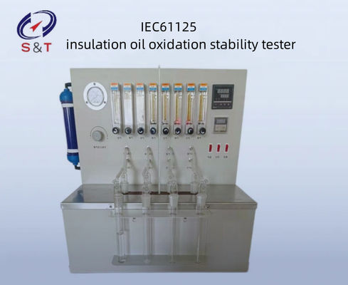 Digital Temperature Control Meter Insulation Oil Oxidation Stability Tester 4 Oxygen Flow