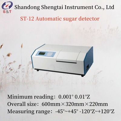 Minimum Reading 0.001° 0.01°Z  Automatic Sugar Detector Repeatability ≤0.002 ± 0.006Z