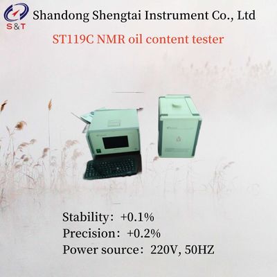 Precision ±0.2% NMR Oil Content Tester ST119C Power 220V 50HZ Stability ±0.1%