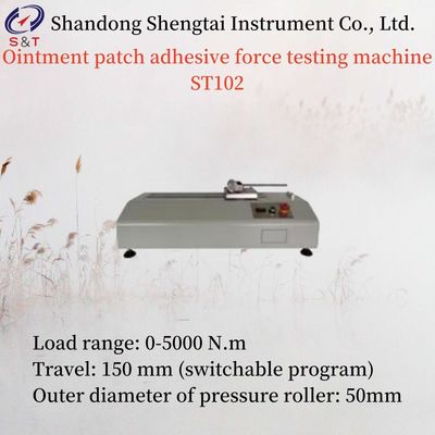 Advanced Ointment Patch Adhesive Force Testing Machine Novel Design