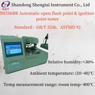 Precision 0.5% Hydraulic Oil Flash Point Tester Resolution 0.1℃ Automatic Open Flash Point 50hz