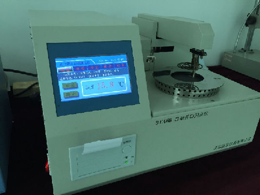 Precision 0.5% Hydraulic Oil Flash Point Tester Resolution 0.1℃ Automatic Open Flash Point 50hz