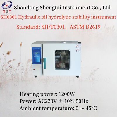 Heating Power 1.2KW Hydraulic Fluid Hydrolytic Stability Tester Test Unit 6 Test Bottles