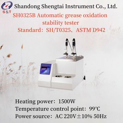 Heating Power 1500W Automatic Grease Oxidation Stability Tester Temp Control Accuracy ±0.1℃