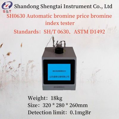Detection Limit 0.1mgBr Automatic Bromine Index Tester for Lubricating Oil