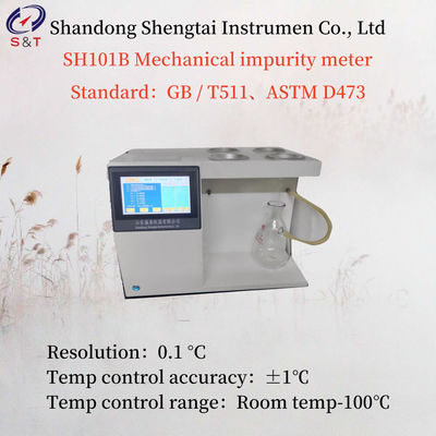 Resolution 0.1 °C Lube Oil and Additives Mechanical Impurity Tester Power 800W