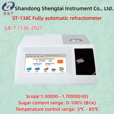 Resolution 0.00001 Fully Automatic Refractometer Scope 1.30000--1.70000ND 32GB Storage