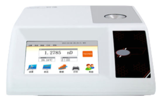 Resolution 0.00001 Fully Automatic Refractometer Scope 1.30000--1.70000ND 32GB Storage