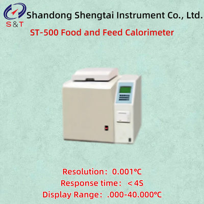 10500J/K Food And Feed Calorimeter Display Range 0.000-40.000 ℃ 300ml Oxygen Bomb