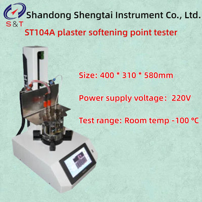 Accuracy 0.1℃ Plaster Softening Point Tester ST104A Heating Rate 1-1.5 ℃/Min