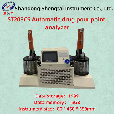 1999 Sets Of Data Store Double Pore Drug Pour Point Analyzer USP 40651 - 10℃～+170℃