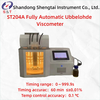 0.1 Accuracy Fully Automatic Ubbelohde Kinematic Viscometer Measuring Range 0.6-1000mm2/S
