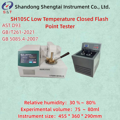 Low Temperature Closed Flash Point Tester ASTM D 93  Compressor Refrigeration