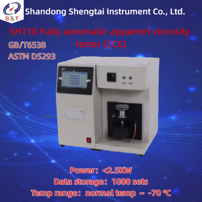 Fully Automatic Apparent Viscosity Tester ASTM D5293 Engine Oil Data Store 1000 sets