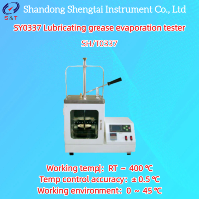 Lubricating Grease Evaporation Tester RT ~ 400℃ accuracy ± 0.5 ℃ SH/T0337