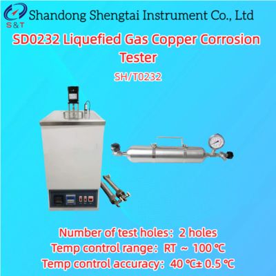 2 Holes Liquefied Gas Copper Corrosion Tester RT-100℃ Digital Display SH/Y0232