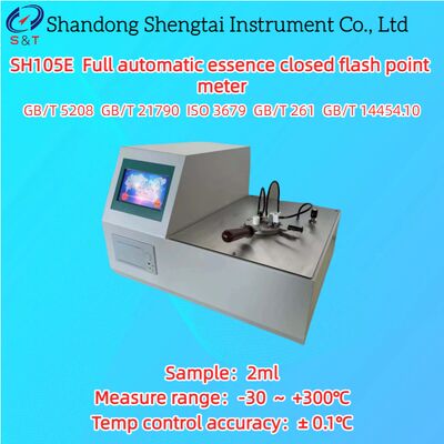 Full Automatic Essence Closed Flash Point Meter Electronic Ignition RT ～ +300℃ ISO 3679