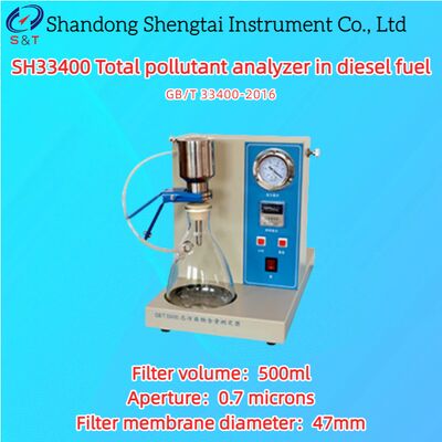 Total Pollutant Analyzer In Diesel Fuel Filter Volume 500ml Aperture 0.7 Microns GB/T 33400