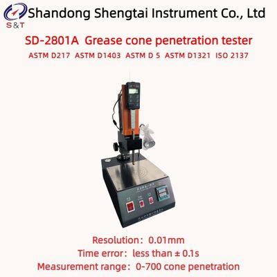 Lab Lubricating Grease Cone Penetration Tester 0-700 Cone Penetration  ASTM D217