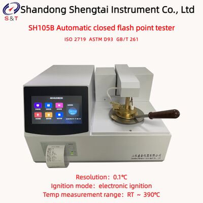 ASTM D93 Closed Cup Flash Point Tester For Diesel Fuel RT ～ 390℃ StepB Stirring 250±10rpm