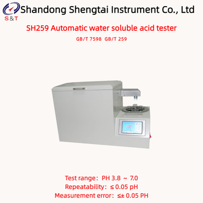 Automatic Water Soluble Acid Tester For Transformer Oil Colorimetry PH 3.8 ～ 7.0 GB/T 259