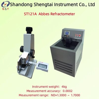 Abbes Refractometer ND=1.300 ～ 1.700 Refrigeration External Cycle Sugar Content 0 - 95% ST121A