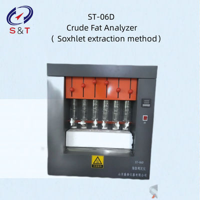 Crude Fat Analyzer Feed Testing Instrument Soxhlet Extraction Method