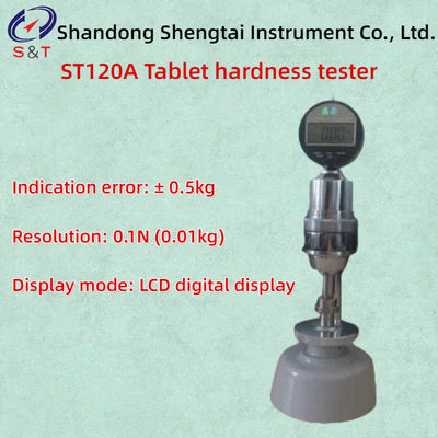 Range 0-20kg Tablet Hardness Tester Measure ≤ 18mm Indication Error ± 0.5kg