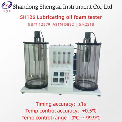Закрытый масляный пеноиспытатель 0°C ∙ 99,9°C Поток 16 ∙ 160 мл/мин Время ±1s ASTM D892