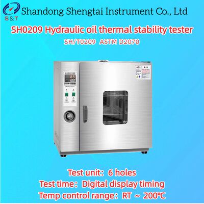6 отверстий Гидравлический масляный термостабильный тестер RT        200°C А1-3 Алюминиевый слиток ASTM D2070