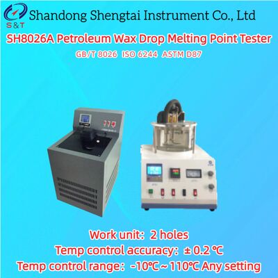 2 отверстия Каменное масло Нефтеваксовый восковой капли Точка плавления тестер -10°C 110°C ASTM D87