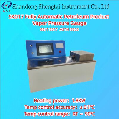 Полностью автоматический датчик давления паров нефтепродуктов RT   90°C Постоянный 37,8°C ASTM D323