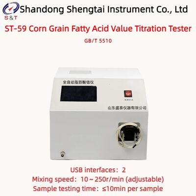 Титровальный прибор для определения жирнокислотного числа кукурузного зерна 0 - 300 мг КОН/100 г с двумя портами USB GB/T 5510
