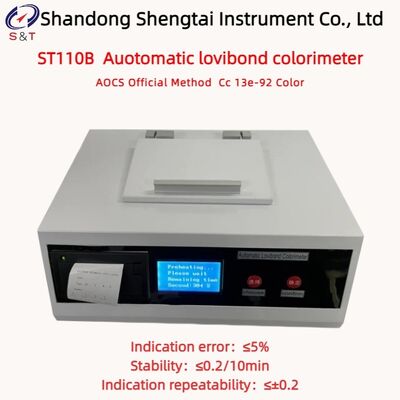 Стабильность автоматического колориметра рапсового масла по Ловибонду ≤0.2/10мин Cc 13e-92 Цвет