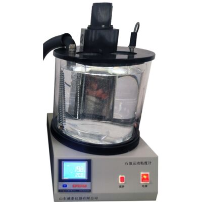 Heavy Oil Viscosity Tester Single Cylinder RT ± 10℃ ～ 100℃ LCD Digital Display ASTM D445