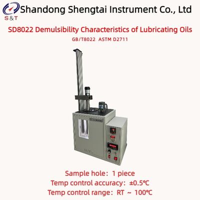 Lubricating Oil Emulsion Resistance Tester RT ～ 100℃ Timing 0 ～ 99min ASTM D2711