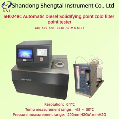 ASTMD 6371 Проверка точек затвердевания холодных фильтров -68 30°C одноразовый отверстий