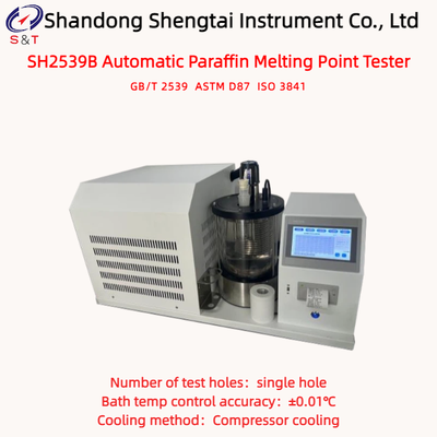 Single Hole Automatic Paraffin Melting Point Analyzer 0°C ～ 120°C Whole Power 800W ASTM D87