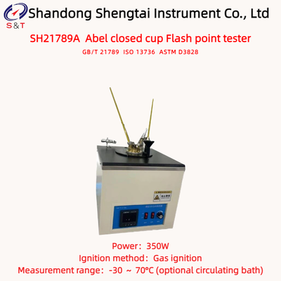 Abel Closed Cup Flash Point Instrument -30 ～ 70°C Gas Ignition Stirring 30rpm ASTM D3828